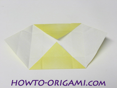 how to origami instruction lid step 12