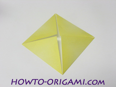 how to origami instruction lid step 6