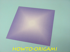 how to origami square box 1
