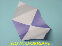 how to origami square box instruction 12