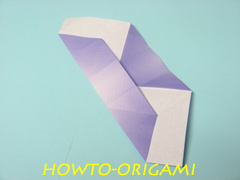 how to origami square box instruction 13
