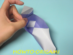 how to origami square box instruction 18