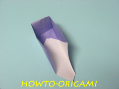 how to origami square box instruction 20