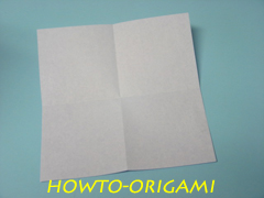 how to origami square box  instruction 5