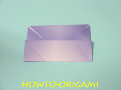 how to origami square box instruction 9