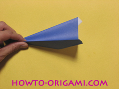 airplane origami (Simple airplane origami) - How to make a simple airplane origami instruction11