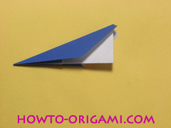 airplane origami (Simple airplane origami) - How to make a simple airplane origami instruction12