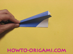 airplane origami (Simple airplane origami) - How to make a simple airplane origami instruction13