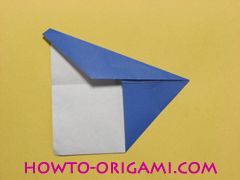 airplane origami (Simple airplane origami) - How to make a simple airplane origami instruction7