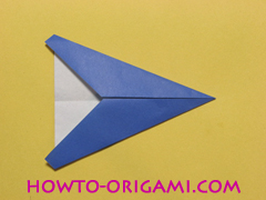 airplane origami (Simple airplane origami) - How to make a simple airplane origami instruction8