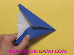 airplane origami (Simple airplane origami) - How to make a simple airplane origami instruction9