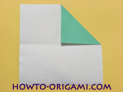 Airplane with round ended nose origami instruction 4 - How to make airplane origami instructions for kids