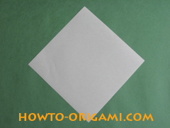 Birds origami - How to make a bird origami instruction1 - Kids origami