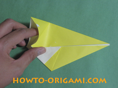 Birds origami - How to make a bird origami instruction12 - Kids origami