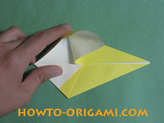 Birds origami - How to make a bird origami instruction14 - Kids origami