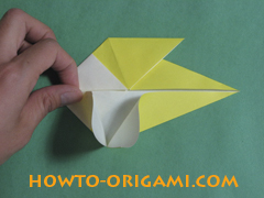 Birds origami - How to make a bird origami instruction16 - Kids origami