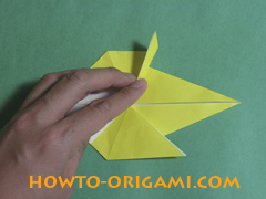 Birds origami - How to make a bird origami instruction18 - Kids origami