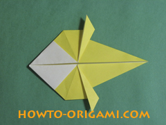 Birds origami - How to make a bird origami instruction20 - Kids origami