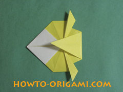 Birds origami - How to make a bird origami instruction22 - Kids origami