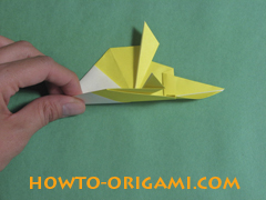 Birds origami - How to make a bird origami instruction24 - Kids origami