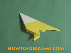 Birds origami - How to make a bird origami instruction26 - Kids origami