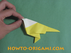 Birds origami - How to make a bird origami instruction27 - Kids origami