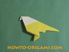 Birds origami - How to make a bird origami instruction28 - Kids origami