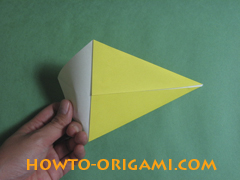 Birds origami - How to make a bird origami instruction7 - Kids origami