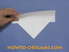 Boat origami - how to origami a boat instruction 12