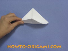 Boat origami - how to origami a boat instruction 22