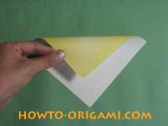 how to origami butterfly instruction 1 - easy origami for kid
