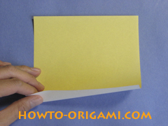 how to origami canue instruction 1
