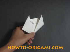 how to origami cat instruction 10 - easy origami for kids