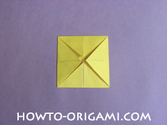 chair origami, how to origami a chair instruction11 - easy origami for child