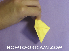 chair origami, how to origami a chair instruction16 - easy origami for child