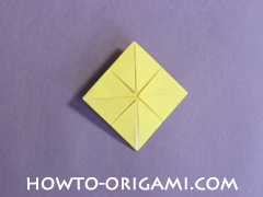 chair origami, how to origami a chair instruction17 - easy origami for child