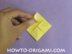 chair origami, how to origami a chair instruction18 - easy origami for child