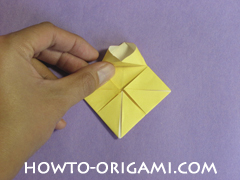 chair origami, how to origami a chair instruction19 - easy origami for child