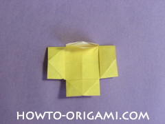 chair origami, how to origami a chair instruction22 - easy origami for child