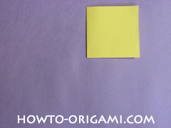 chair origami, how to origami a chair instruction3 - easy origami for child