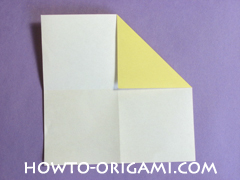 chair origami, how to origami a chair instruction6 - easy origami for child