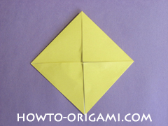 chair origami, how to origami a chair instruction7 - easy origami for child