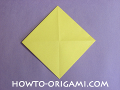 chair origami, how to origami a chair instruction9 - easy origami for child