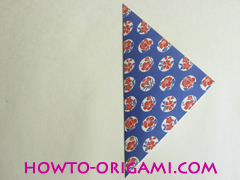 Chopstick wrapper origami - How to make chopsticks wrapper origami instruction no.3