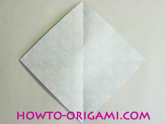 Chopstick wrapper origami - How to make chopsticks wrapper origami instruction no.4