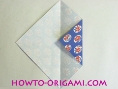 Chopstick wrapper origami - How to make chopsticks wrapper origami instruction no.5