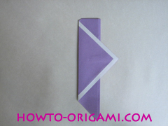 Chopsticks origami - How to make Chopsticks cover origami instruction step 11