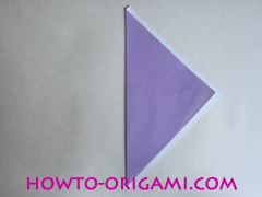 Chopsticks origami - How to make Chopsticks cover origami instruction step 4