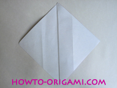 Chopsticks origami - How to make Chopsticks cover origami instruction step 7