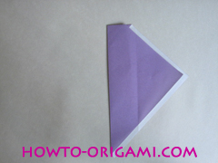 Chopsticks origami - How to make Chopsticks cover origami instruction step 9